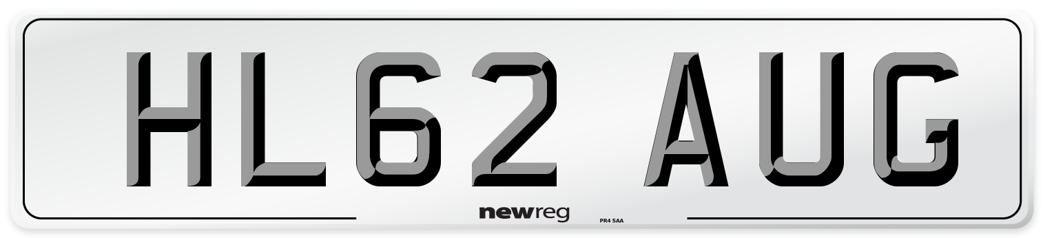 HL62 AUG Number Plate from New Reg